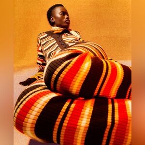 NWOT Marni x Uniqlo Merino Blend Striped 2pc Set